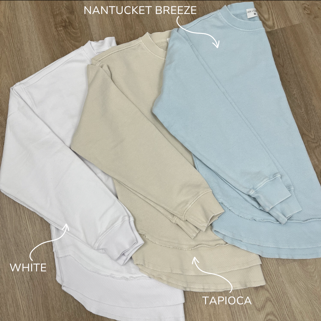 Nantucket Breeze Oversized Terry Poncho