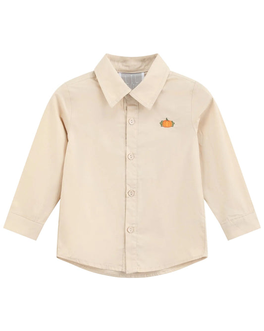 Cream Pumpkin Dress Shirt