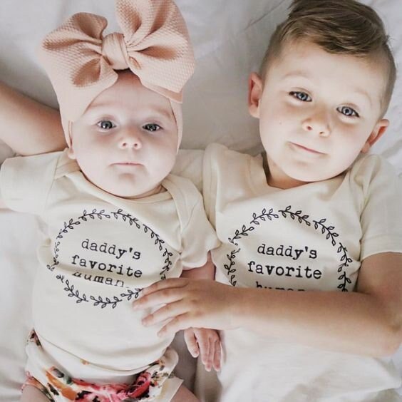 Daddy’s Favorite Human Organic Kids T-Shirt