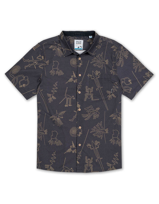 NAZCA LINES DARK CHOCOLATE - 7-SEAS™ BUTTON UP
