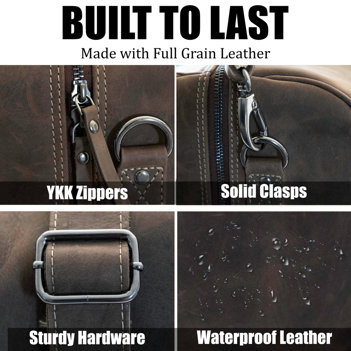 Leather Weekend Bag
