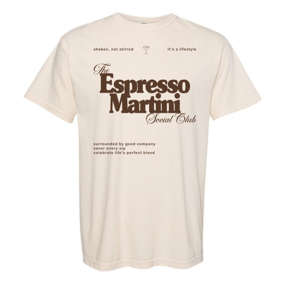'Espresso Martini Social Club' T-Shirt