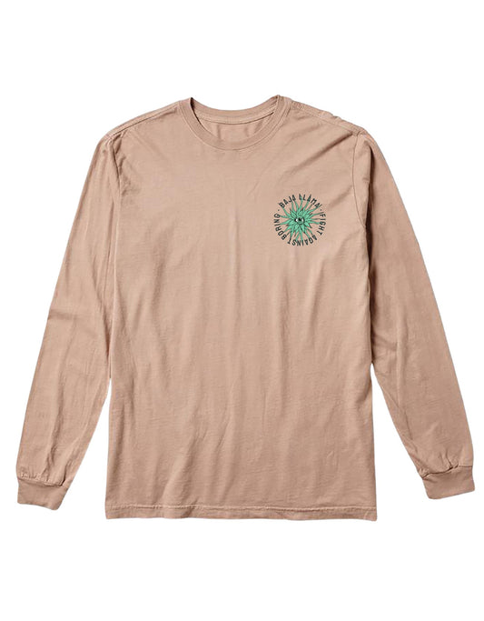 EYE SEE A SUCCULENT LONG SLEEVE TEE - CHAMPAGNE