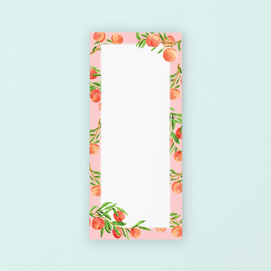 Peaches Lists Pad Lists Pad