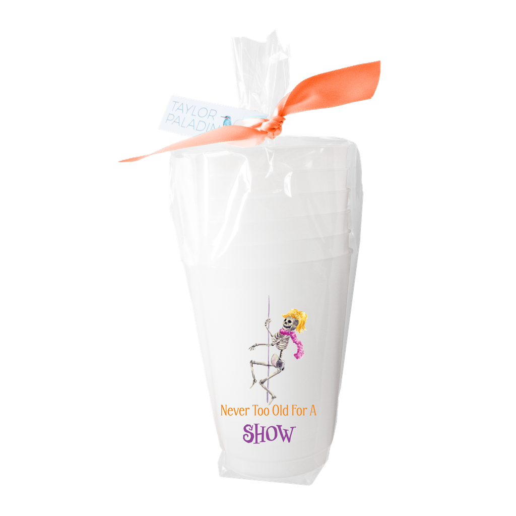 Dancing Skeleton Frosted Cup