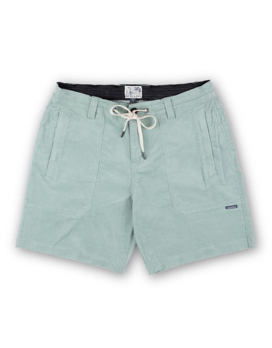 ARROYO 7" INSEAM STRETCH CORDUROY WALKSHORTS - MINT GREEN