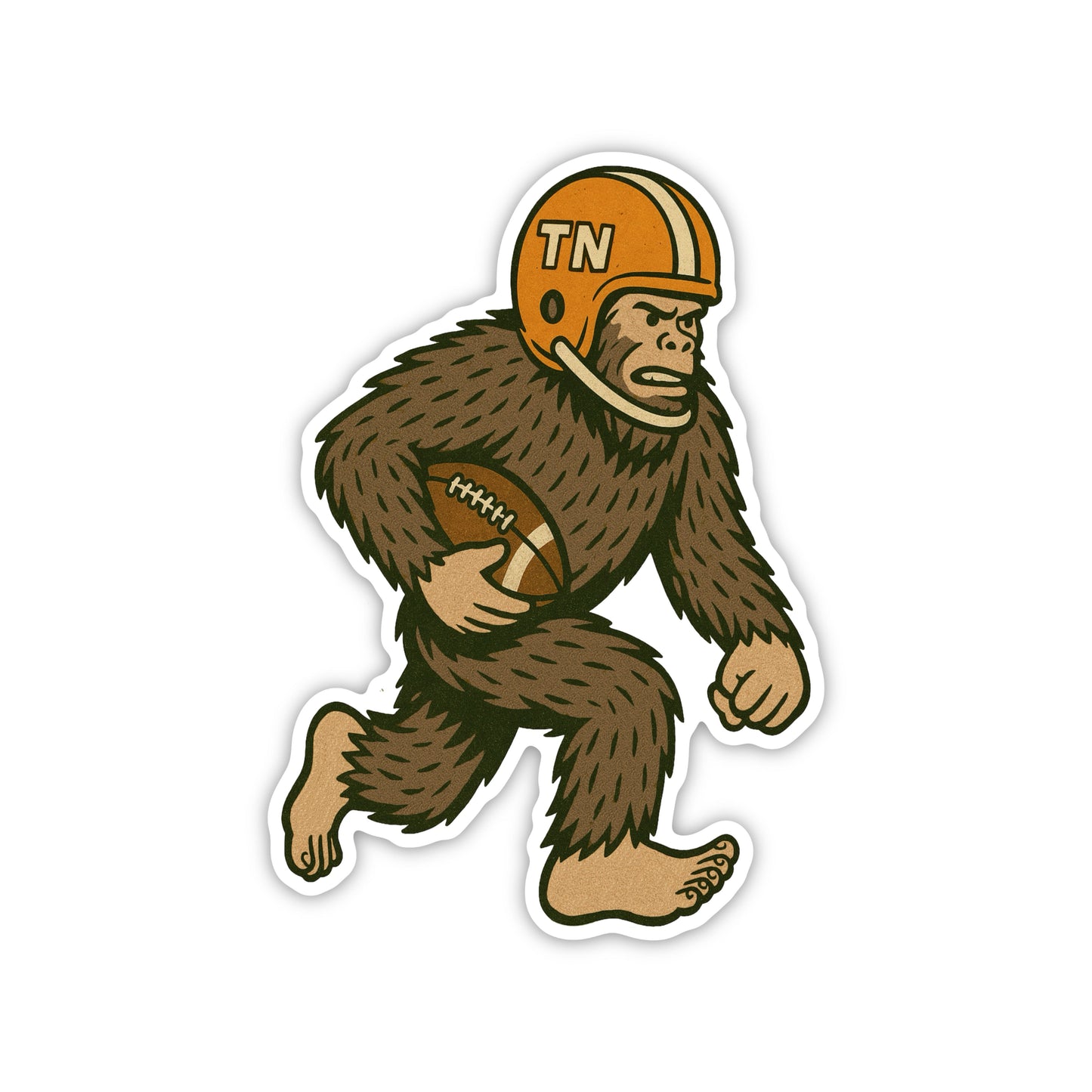 Bigfoot Gridiron Sticker