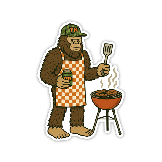 Bigfoot Grill Master Sticker