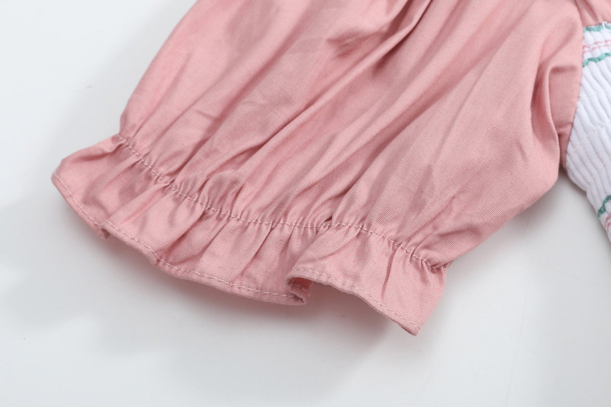 Heirloom Rose Ruffle Smocked Dress