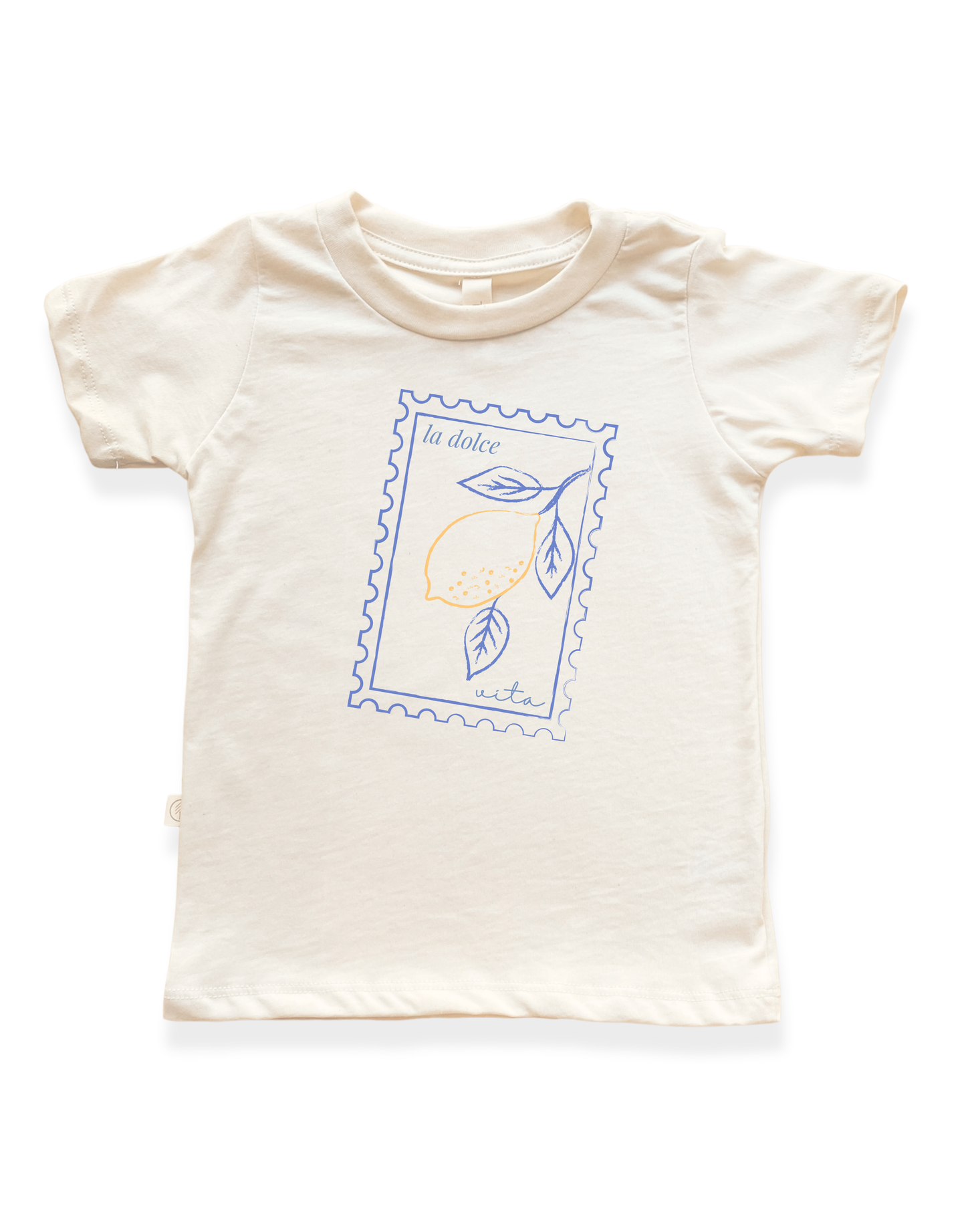 La Dolce Vita Stamp Organic Kids T-shirt