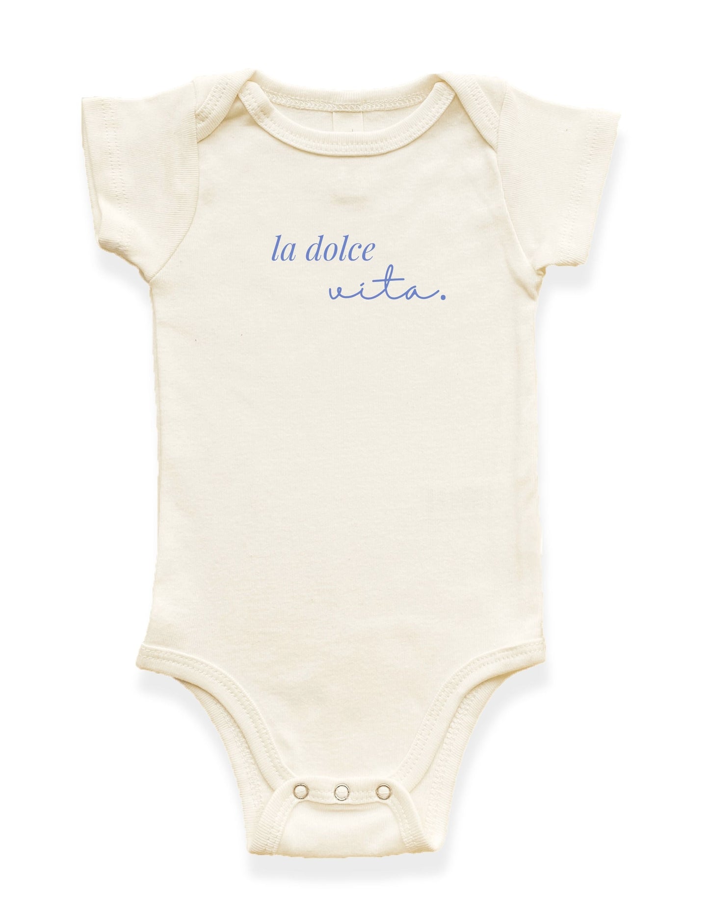 La Dolce Vita Organic Cotton Baby Bodysuit