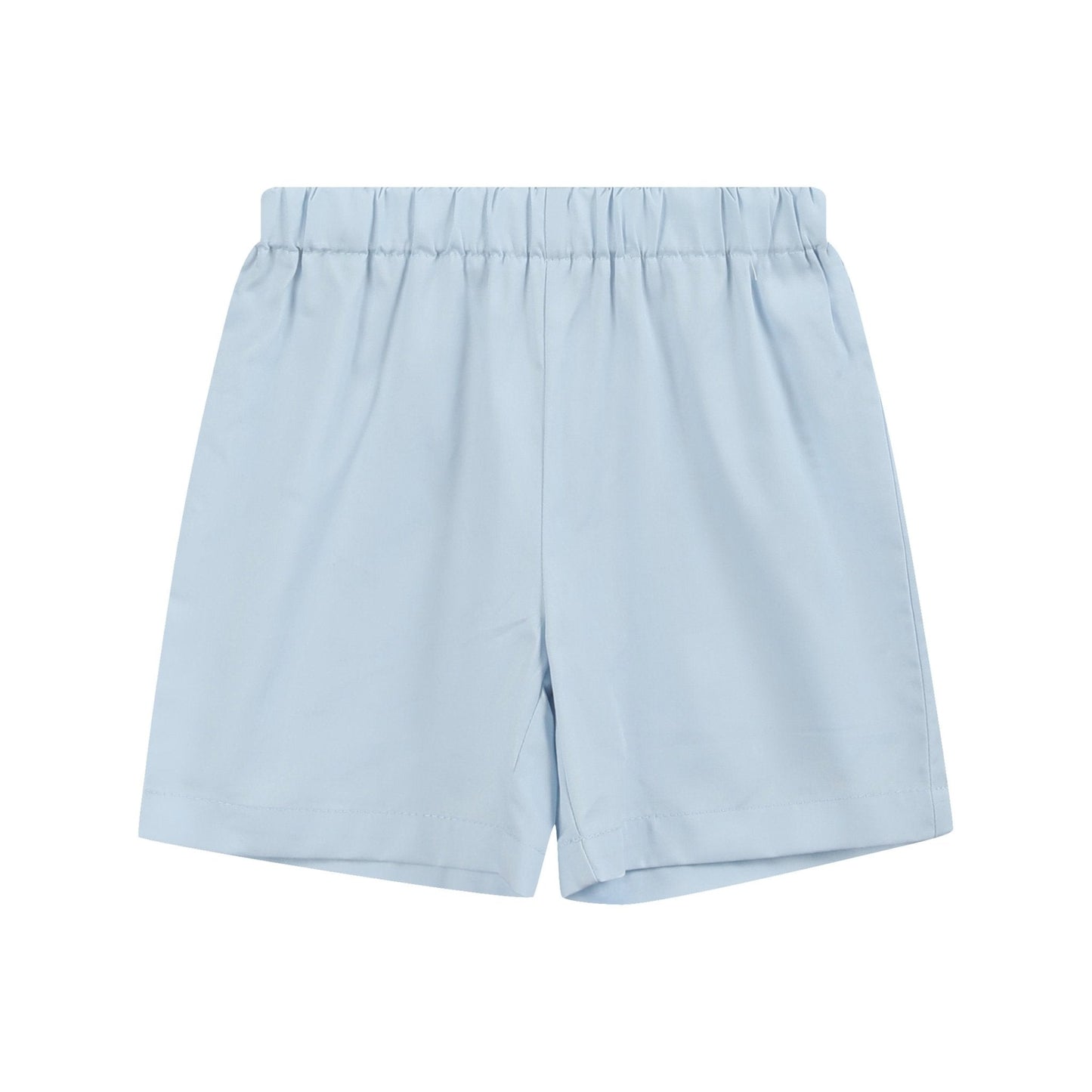 Light Blue Shorts and White Crosses Shirt Set