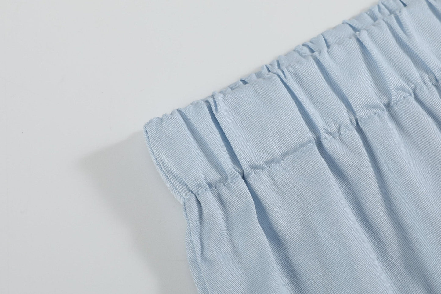 Light Blue Shorts and White Crosses Shirt Set