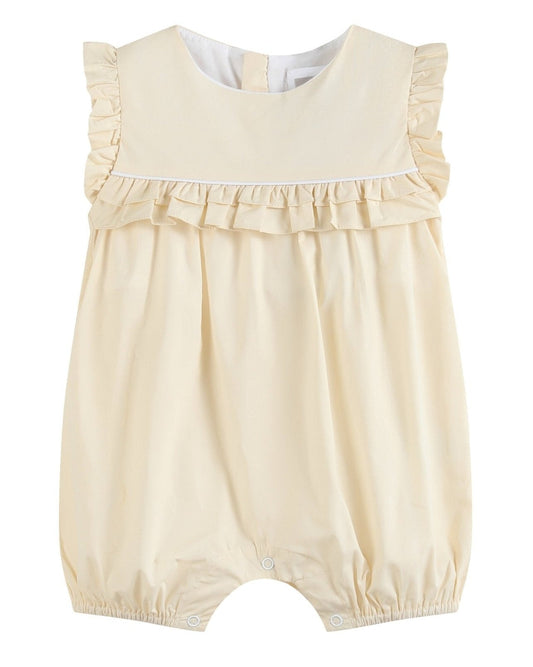 Light Yellow Ruffle Jumper Romper