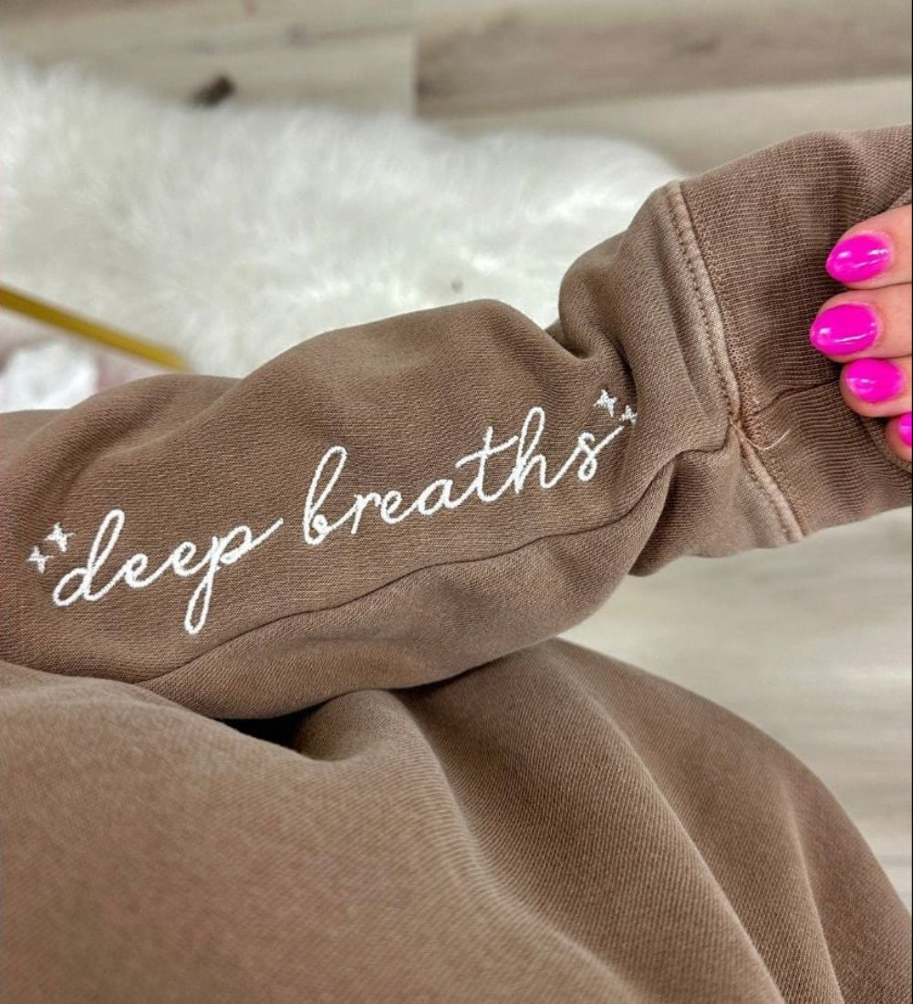 Mama 'Deep Breaths Reminder' Hoodie