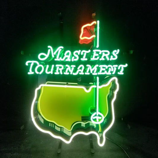 Masters Tournament Golf Logo Neon Signs Light