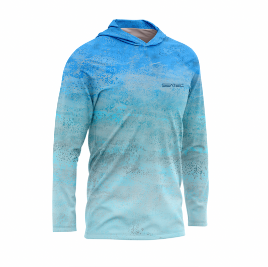 Blue Mahi Sport Tec Hooded Long Sleeve – Men's