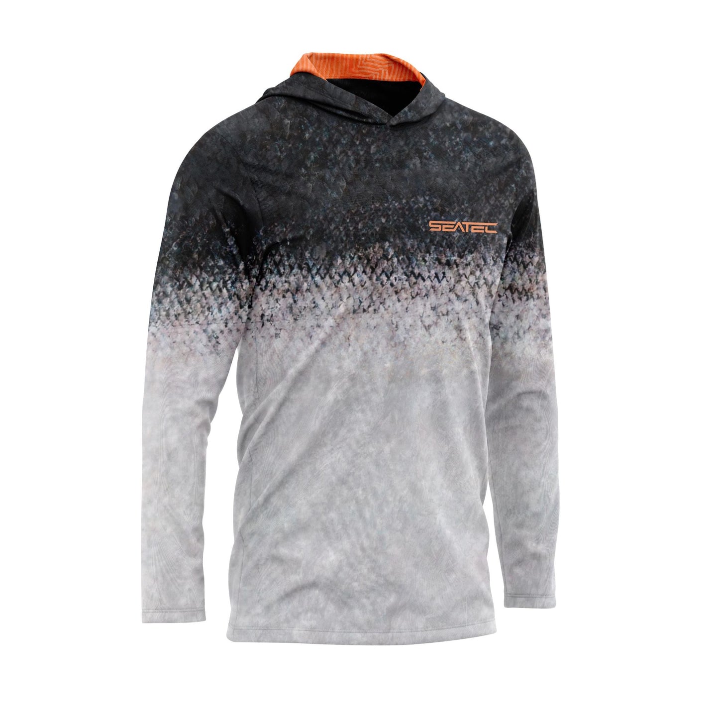 Salmon Sport Tec Hooded Long Sleeve – Men's