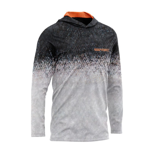 Salmon Sport Tec Hooded Long Sleeve – Men's
