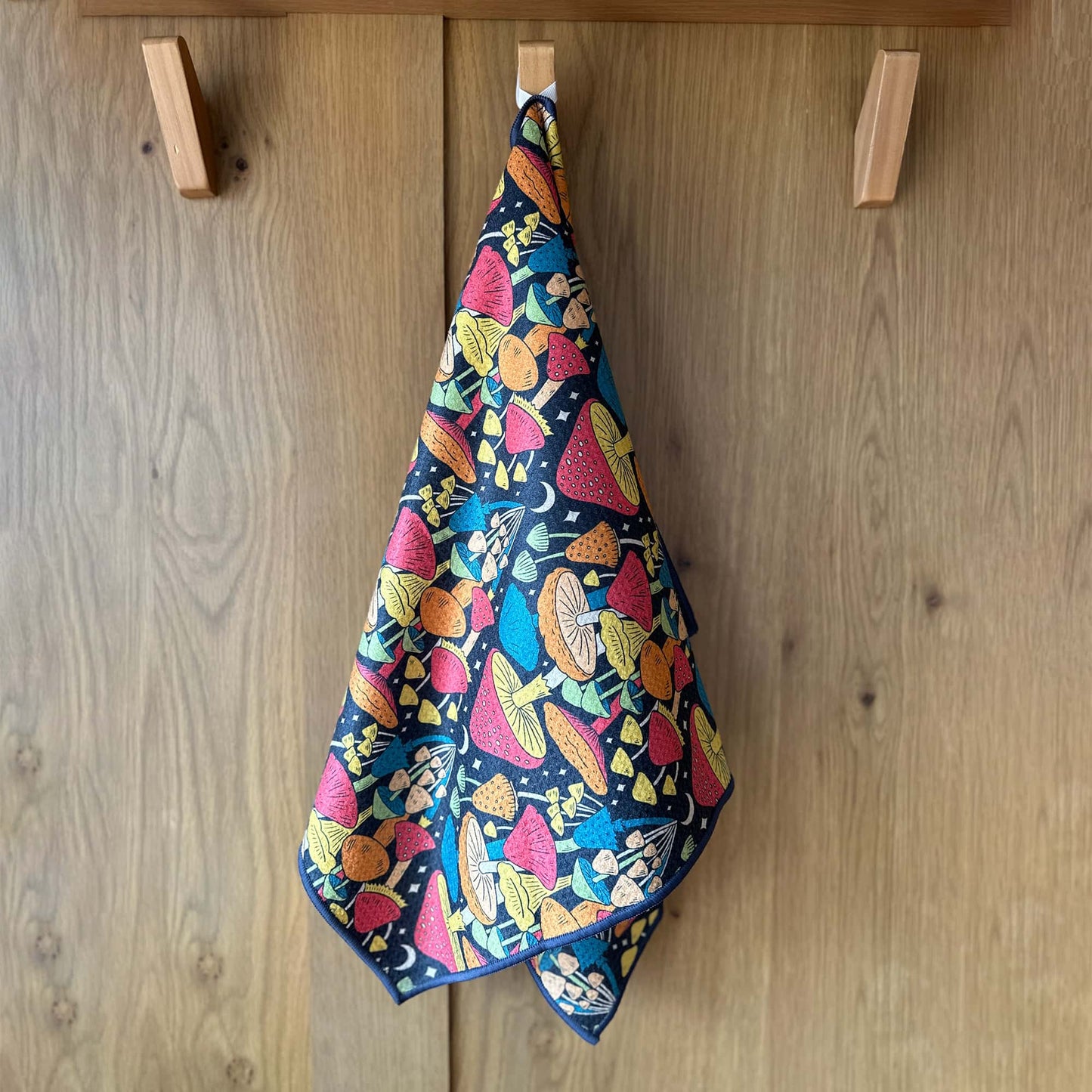 Midnight Mushroom Kitchen & Tea Towel