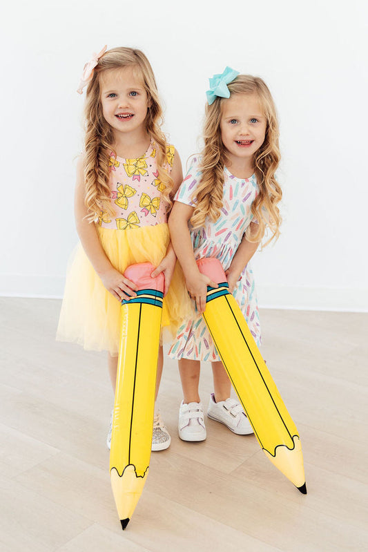 Color Crayons S/S Pocket Twirl Dress