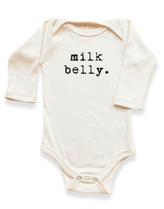 Milk Belly Organic Bodysuit Long Sleeve