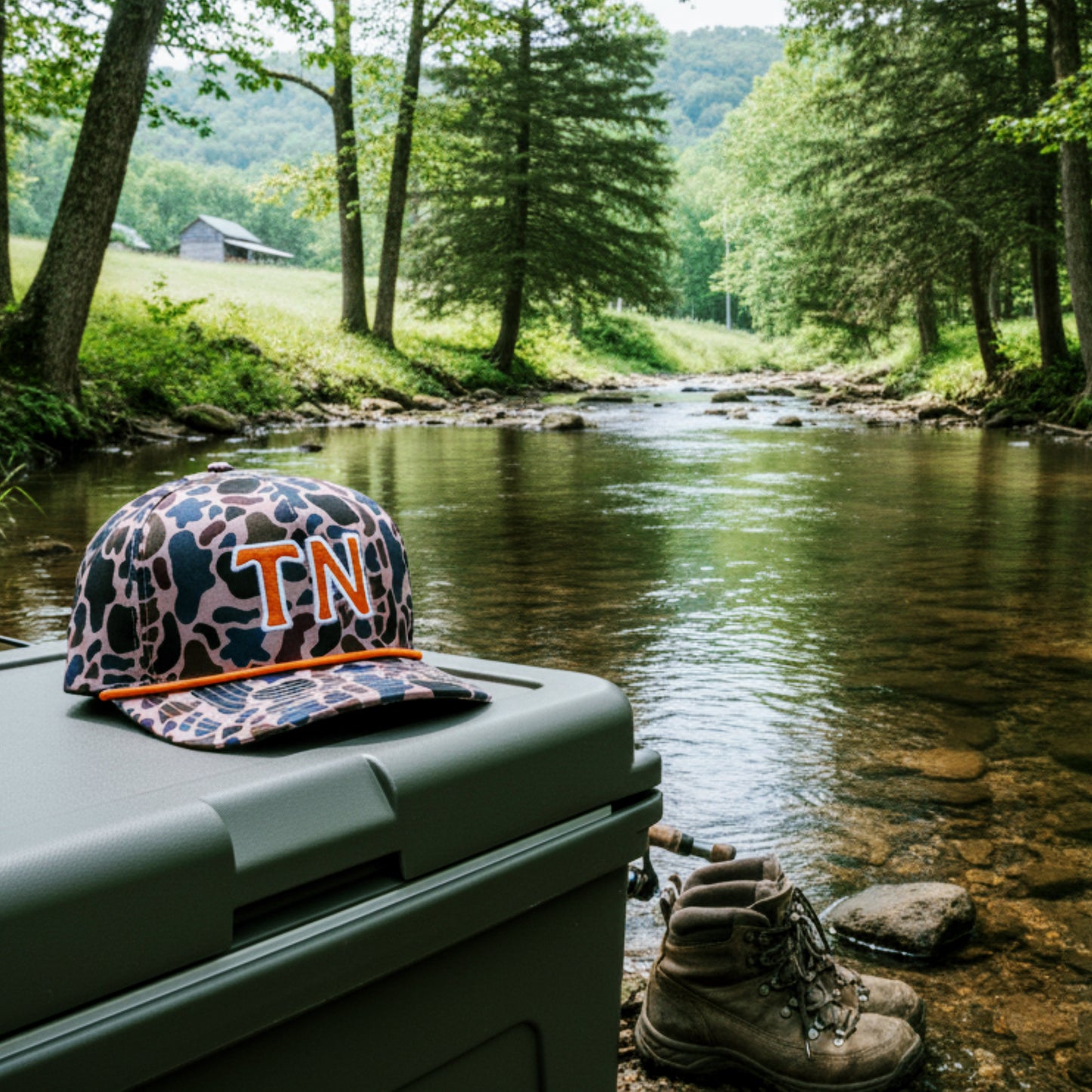 Tennessee "TN Hat" in Mix-Up Camo