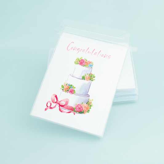 Wedding Cake "Congrats"