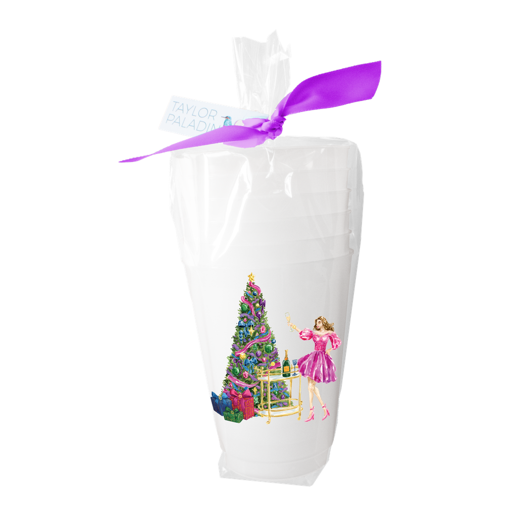 Christmas Party Frosted Cup