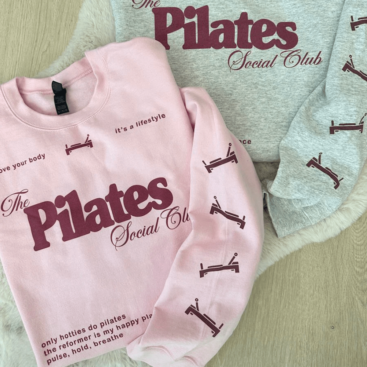 ‘Pilates Social Club' Crewneck Sweatshirt