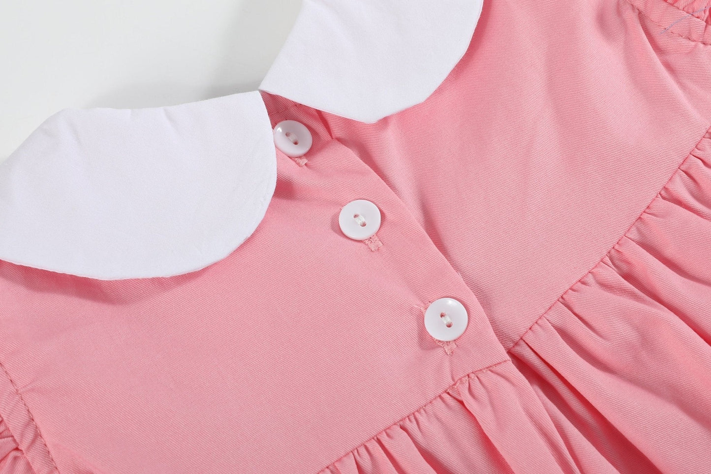 Pink and Red Heart Valentine Ruffle Dress