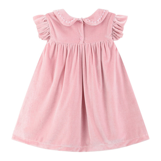 Pink Velvet Holiday Dress
