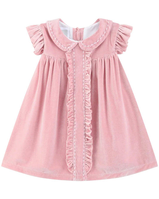 Pink Velvet Holiday Dress