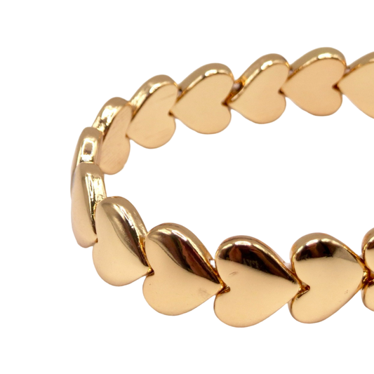 The Gold Hearts Bracelet