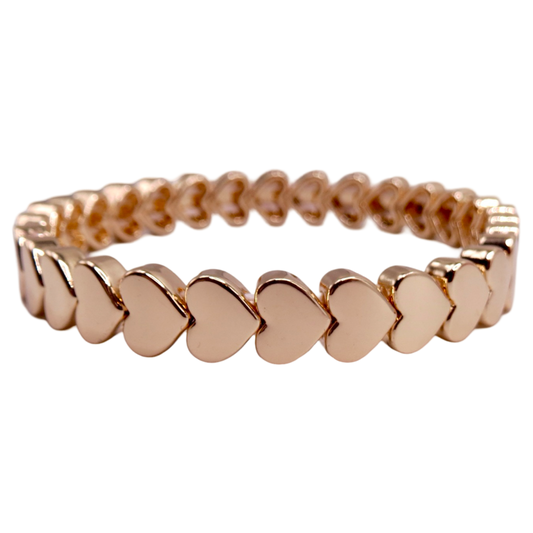 Gold Mini Hearts Bracelet