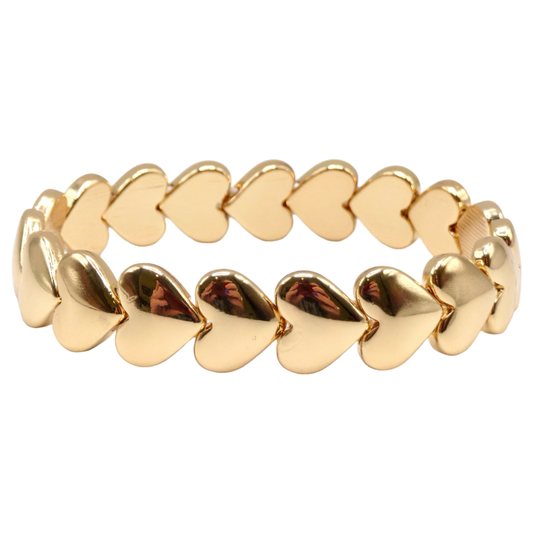 The Gold Hearts Bracelet