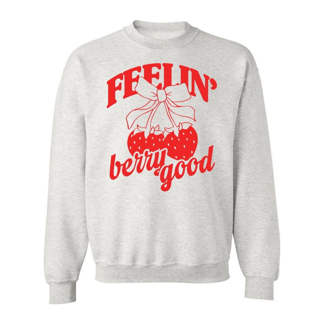 PUFF 'Berries & Bows' Crewneck Sweatshirt