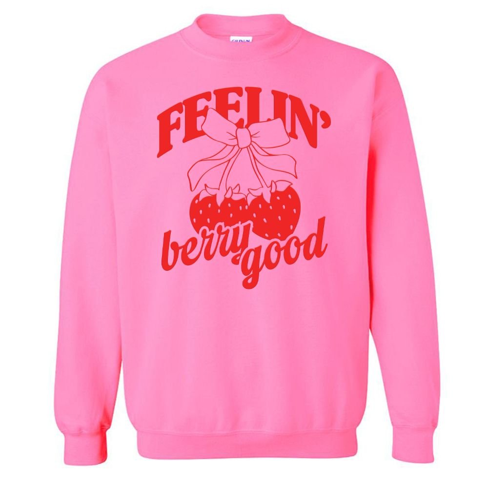 PUFF 'Berries & Bows' Crewneck Sweatshirt