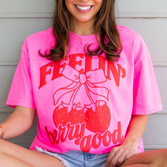 PUFF 'Berries & Bows' T-Shirt