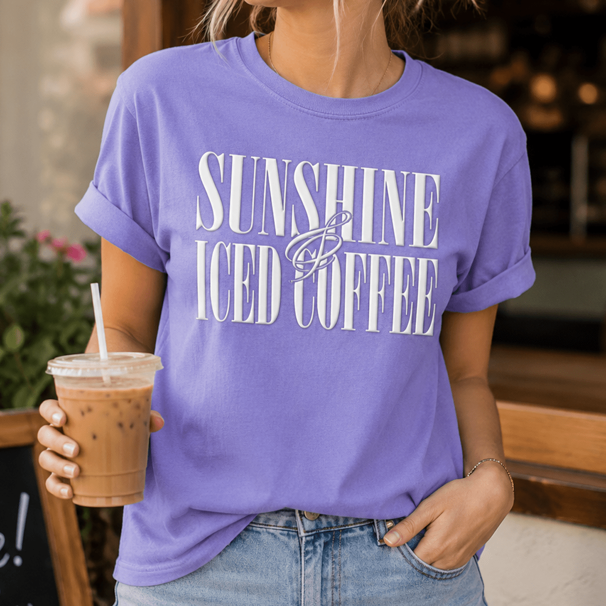 PUFF 'Sunshine & Iced Coffee' T-Shirt