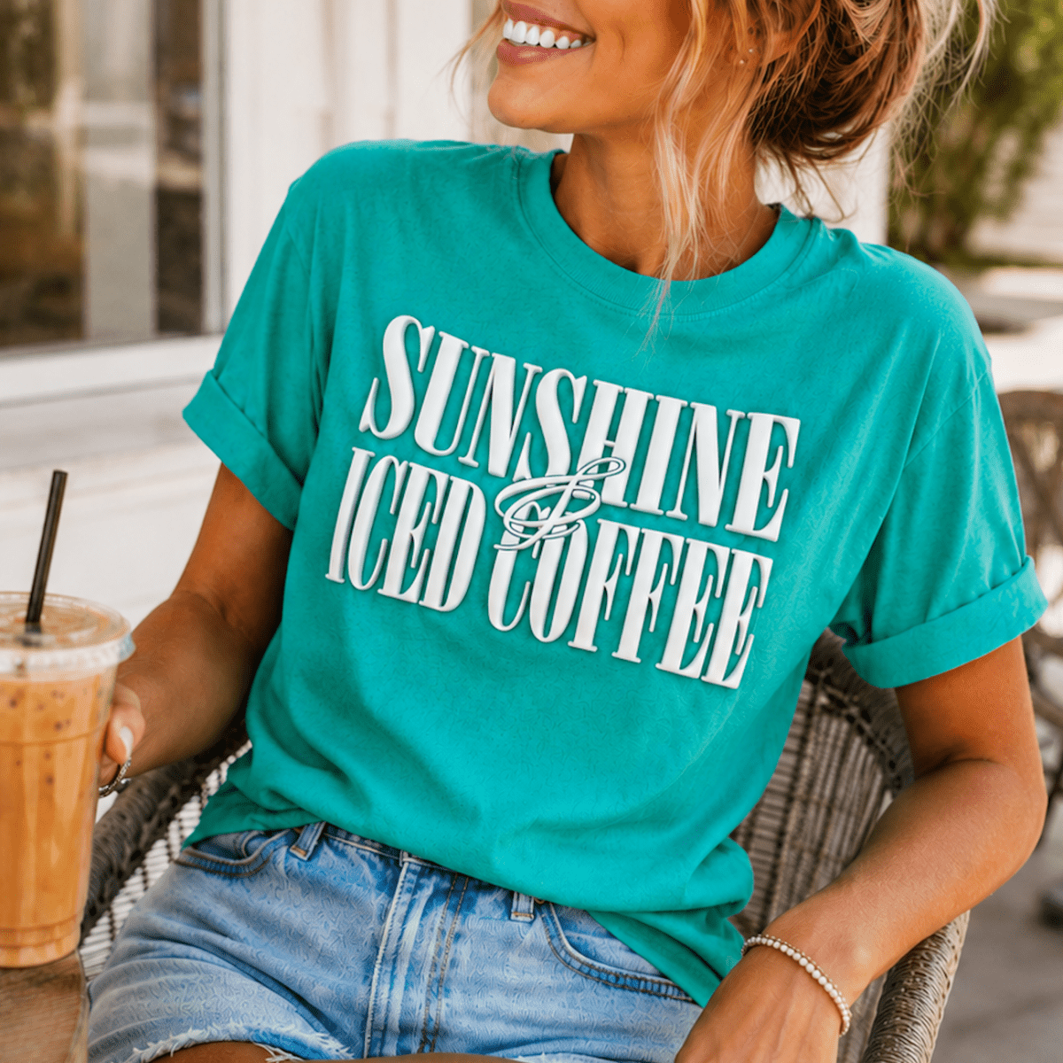 PUFF 'Sunshine & Iced Coffee' T-Shirt