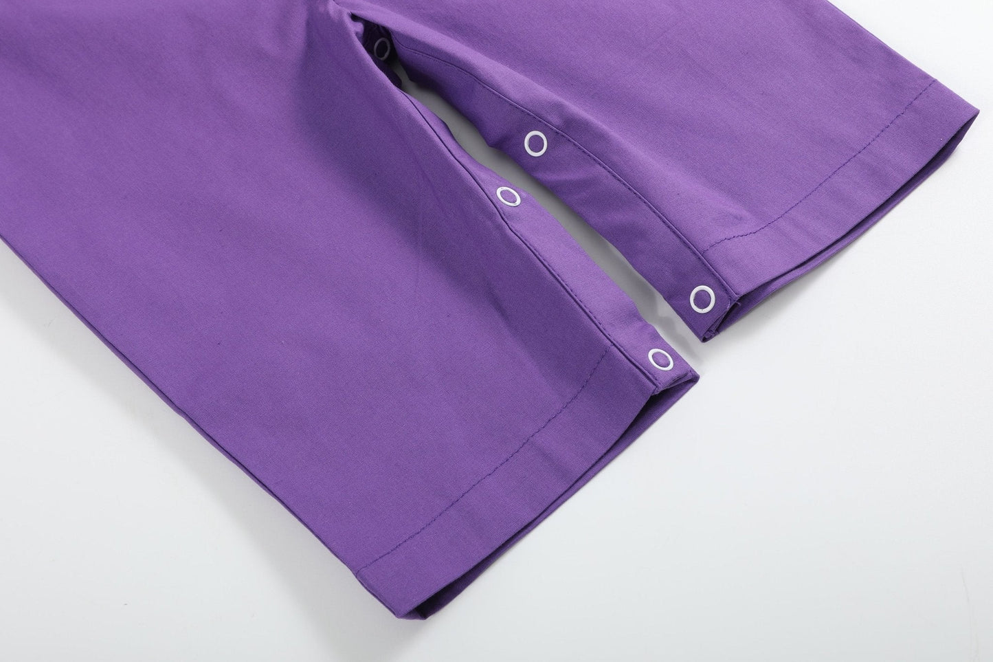 Purple and Gold Football Smocked Overalls