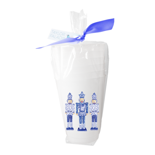 Chinoiserie Nutcrackers Frosted Cup