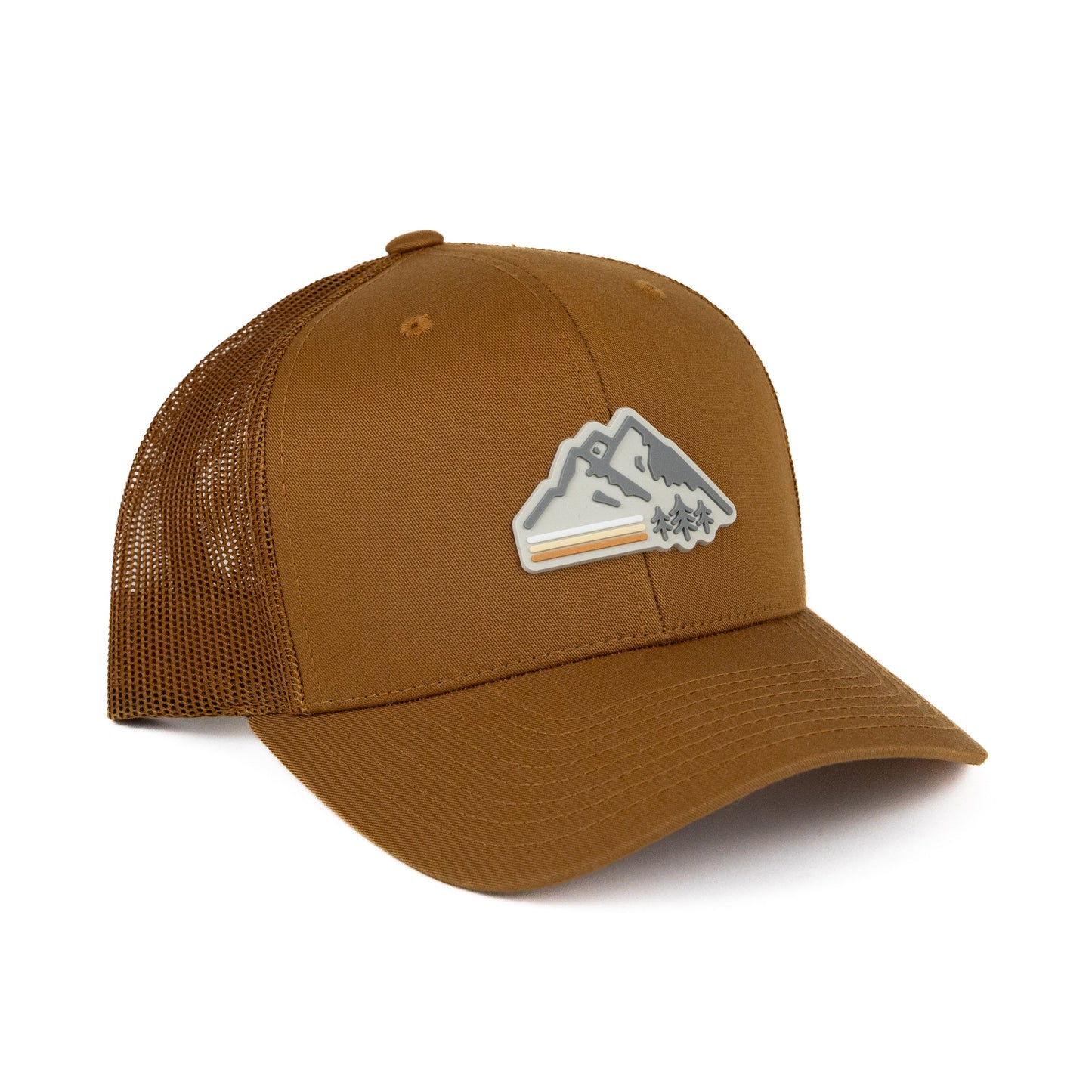 Retro Mountain Trucker Hat