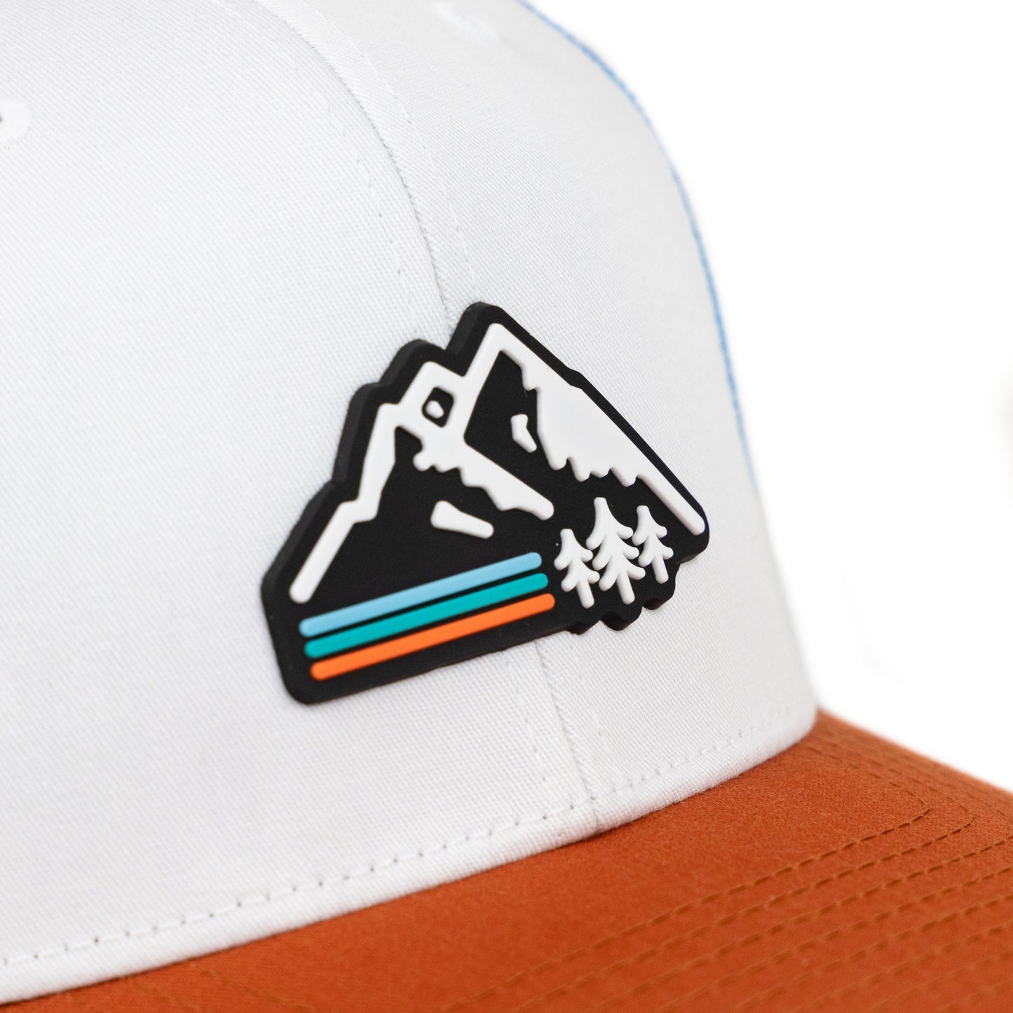 Retro Mountain Trucker Hat
