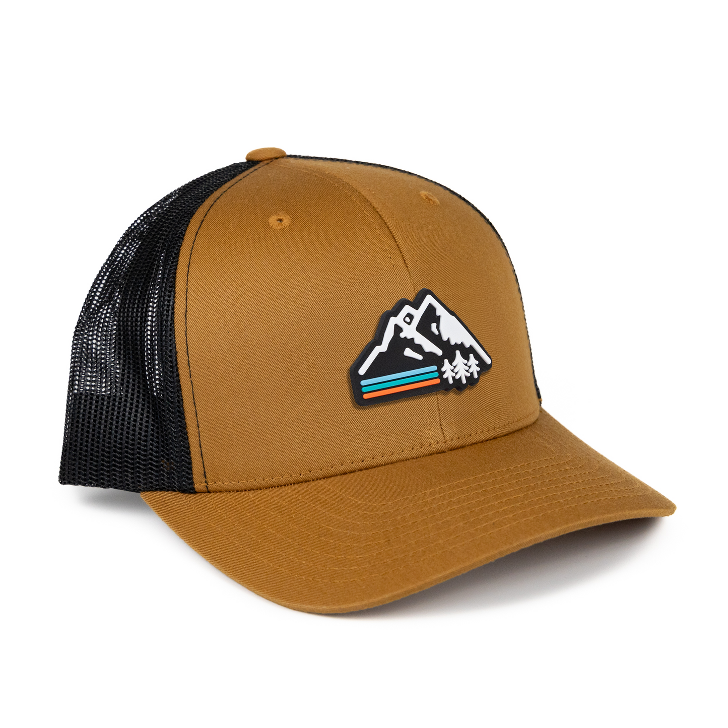 Retro Mountain Trucker Hat