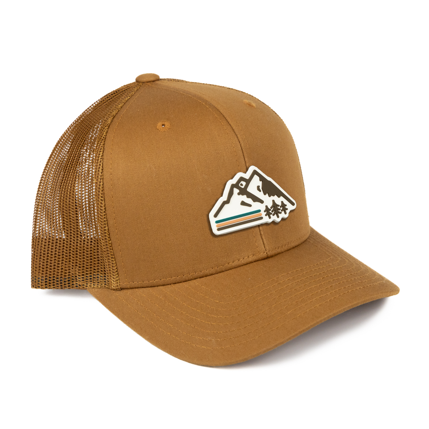 Retro Mountain Trucker Hat