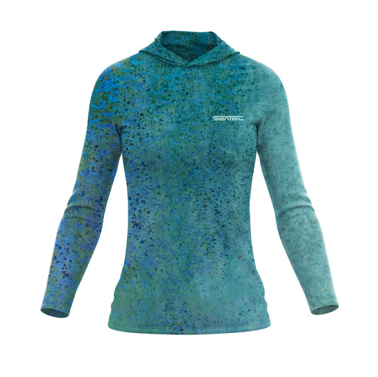 Blue Trevally Sport Tec Hooded Long Sleeve – Women's