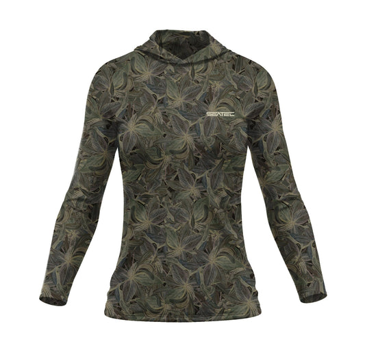 Mangrove Camo Sport Tec Hooded Long Sleeve – Women's