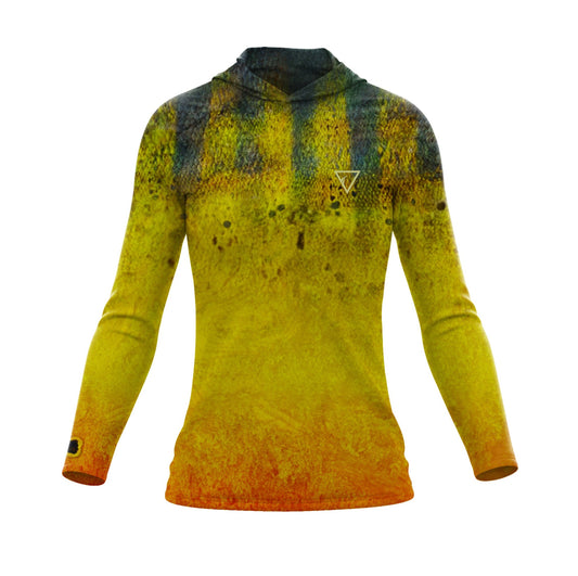 Peacock Bass Sport Tec Hooded Long Sleeve – Women's